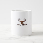 Oh Deer Modern Clean Design Grote Koffiekop (Voorkant)