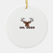 Oh Deer Modern Clean Design Ornament (Voorkant)