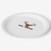Oh Deer Modern Clean Design  Papieren Bordje (Gekanteld)