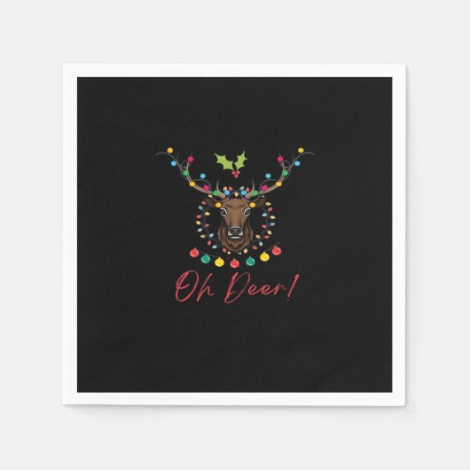 Oh Deer Modern Esthetiek Servet (Voorkant)