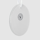 Oh Deer Modern Esthetisch Acryl Ornament (voorkant)