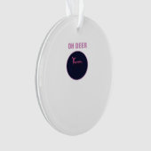 Oh Deer Moderne Esthetiek Ornament (voorkant)