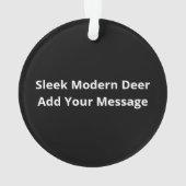 Oh Deer Moderne Esthetiek Ornament (achterkant)