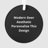 Oh Deer Moderne Esthetiek Ornament (achterkant)