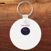 Oh Deer Moderne Esthetiek Sleutelhanger (Voorkant)