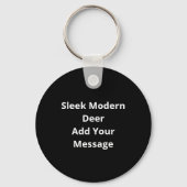 Oh Deer Moderne Esthetiek Sleutelhanger (Achterkant)