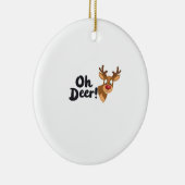 Oh Deer Moderne Esthetische Stijl Keramisch Ornament (Rechts)