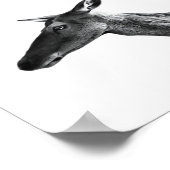 Oh Deer Moderne Esthetische Vibe Poster (Hoek)