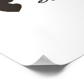 Oh Deer Moderne Grafische Stijl  Poster (Hoek)