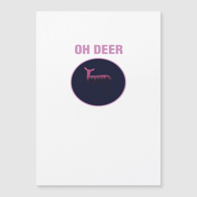 Oh Deer Moderne Stijl  (Voorkant)