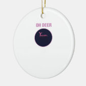 Oh Deer Moderne Stijl Keramisch Ornament (Links)