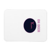 Oh Deer Moderne Stijl Magneet (Horizontaal)