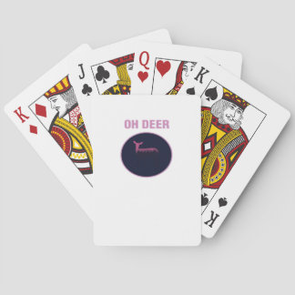 Oh Deer Moderne Stijl  Pokerkaarten