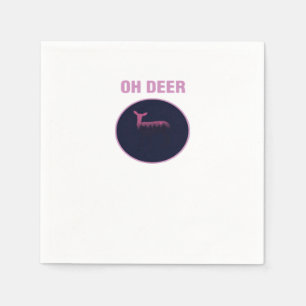 Oh Deer Moderne Stijl Servet