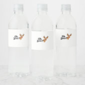 Oh Deer Moderne Stijl  Waterfles Etiket (Flessen)
