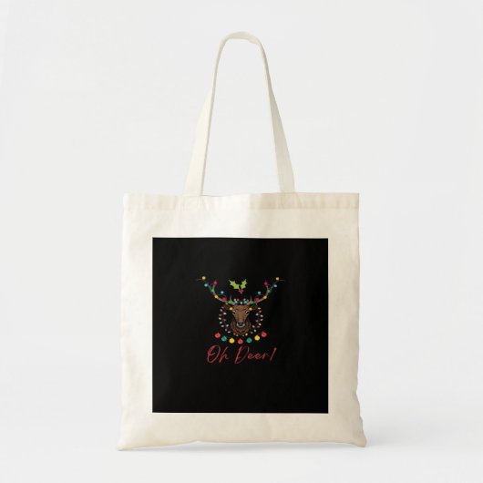 Oh Deer Moderne Tote Tas (Voorkant)