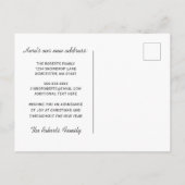 Oh Deer New Year New Home Moving Aankondigingskaart (Achterkant)