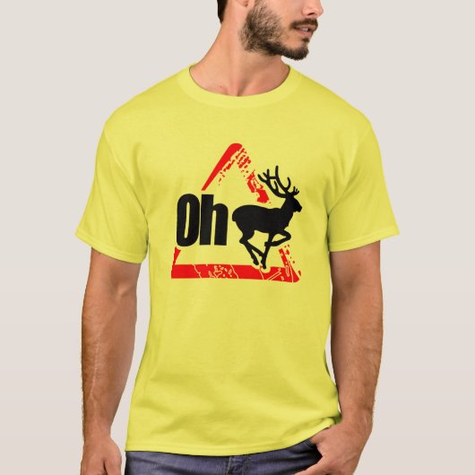 Oh Deer niet meer T-shirt (Voorkant)
