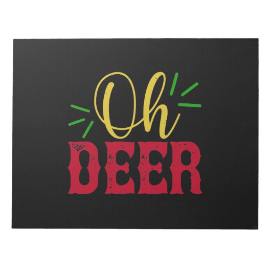 Oh Deer Notitieblok (Voorkant)