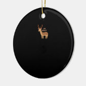 Oh Deer Oh Dear Retro Classic Style Keramisch Ornament (Links)