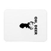 Oh Deer Oh Dear Whimsical Art Style  Magneet (Horizontaal)