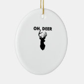 Oh Deer Oh Dear Whimsical Art Style Ornament (Rechts)