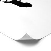 Oh Deer Oh Dear Whimsical Art Style  Poster (Hoek)