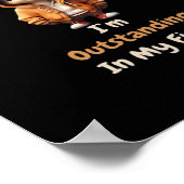 Oh Deer Outstanding In My Field Funny Humor  Poster (Hoek)