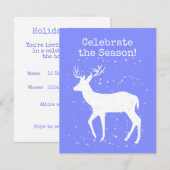 Oh Deer Party Uitnodigingen (Voorkant / Achterkant)