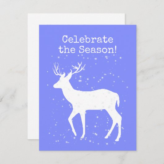 Oh Deer Party Uitnodigingen (Voorkant / Achterkant)