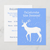 Oh Deer Party Uitnodigingen (Voorkant / Achterkant)