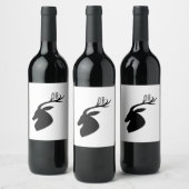 Oh Deer Pun Creative Style  Wijn Etiket (Flessen)