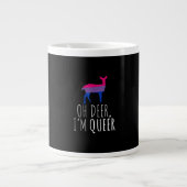 Oh Deer Queer Bisexual Pride Gay Lesbian Design  Grote Koffiekop (Voorkant)