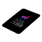 Oh Deer Queer Bisexual Pride Gay Lesbian Design  Magneet (Linkerzijde)