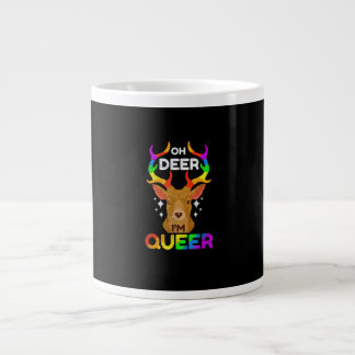 Oh Deer Queer Funny LGBTQ Pride Awareness  Grote Koffiekop