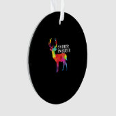 Oh Deer Queer Funny Pun LGBT Pride Design Ornament (voorkant)