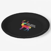 Oh Deer Queer Funny Pun LGBT Pride Design Papieren Bordje (Gekanteld)