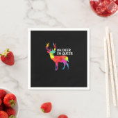 Oh Deer Queer Funny Pun LGBT Pride Design Servet (Insitu)