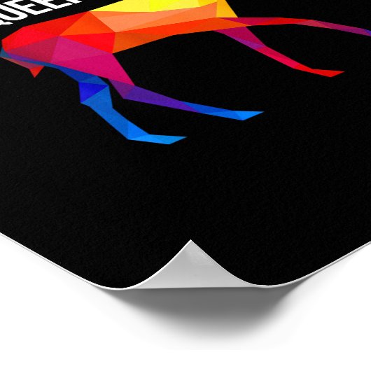 Oh Deer Queer LGBT Pride Celebration Design Poster (Hoek)