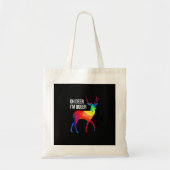 Oh Deer Queer LGBT Pride Celebration Design Tote Bag (Voorkant)