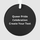 Oh Deer Queer LGBTQ Pride CelebratAcrylic Ornament (achterkant)