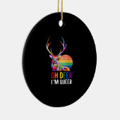 Oh Deer Queer Minimal Modern Style Ornament (Rechts)
