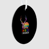 Oh Deer Queer Minimal Modern StyleAcrylic Ornament (voorkant)
