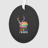 Oh Deer Queer Minimal Modern StyleAcrylic Ornament (voorkant)