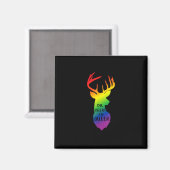 Oh Deer Queer Pride Celebration Funny LGBT Gift  Magneet (Voorkant / Achterkant)