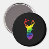 Oh Deer Queer Pride Celebration Funny LGBT Gift  Magneet (Voorkant / Achterkant)