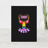 Oh Deer Queer Pride Month Celebration Gift Kaart (Voorkant)