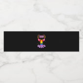 Oh Deer Queer Pride Month Celebration Gift Waterfles Etiket (Enkel label)