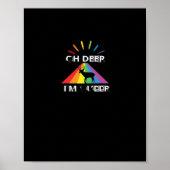 Oh Deer Queer Trendy Aesthetic Design  Poster (Voorkant)