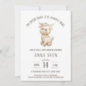 Oh Deer Reindeer Baby shower uitnodiging (Voorkant)